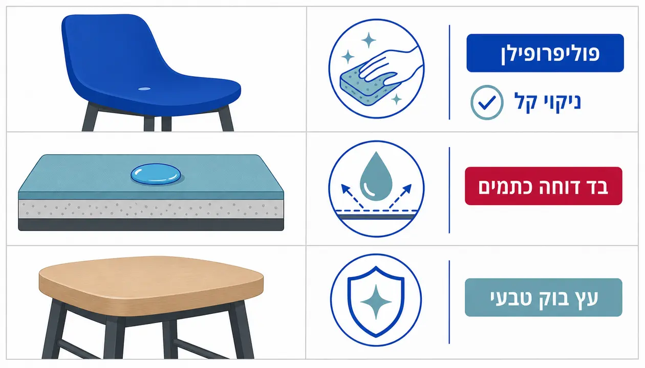 שימוש יומיומי בבית עם ילדים ועמידות הריפוד בפני כתמים